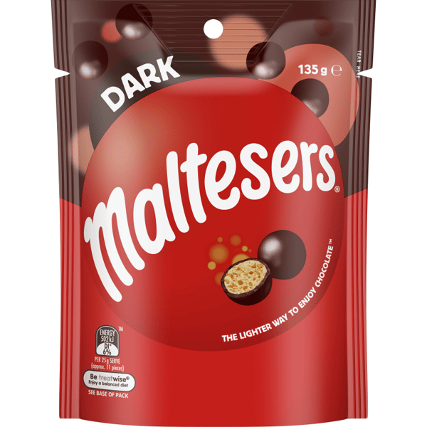 MALTESERS Dark Chocolate Bag 135 g